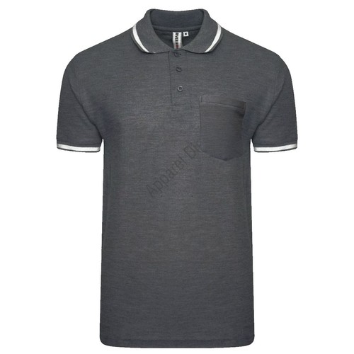 Herren Kurzarm Piqué Poloshirt Uni Premium Arbeit Zipfel mit Tasche M-3XL - Bild 7 von 44