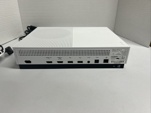 Microsoft Xbox One S Console White - Good w/ Controller/ HDMI/Power Cord Tested - Picture 7 of 11