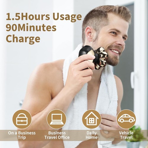 Head Shavers for Bald Men: 5-in-1 Electric Razor - IPX7 Waterproof Shaving Gr... - Picture 6 of 9