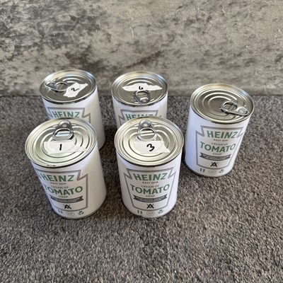 5 x Daniel Arsham HEINZ Tomato Soup, Selfridges Rare Limited