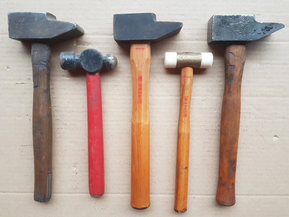 FACOM lot ancien marteau maillet masse outillage outil bricolage bricoleur - Photo 2/4