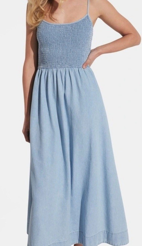 Ladies Decjuba Pippa Denim Midi Dress Size 14