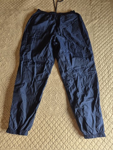 Vintage Russell Athletic Windhose Damen L gefüttert. Kordelzug dunkelblau  - Bild 2 von 9