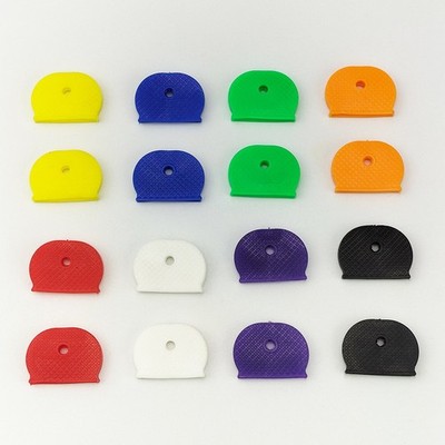 24/32pcs Rubber Key Covers Random Colour Silicone 26*19mm Key Caps Identifiers