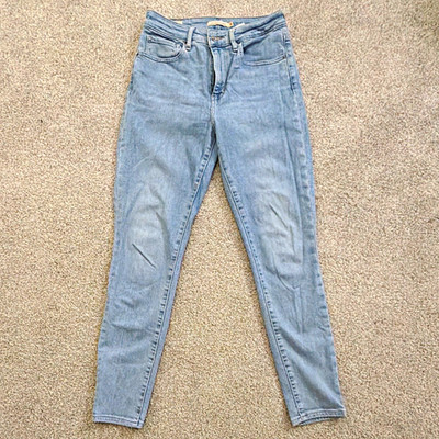 Levi s Premium Women s High Rise Skinny Light Wash Stretch Jeans, 5-Pocket