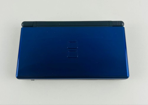 Top Zustand Nintendo DS Lite Cobalt Black (Nordamerikanische Version) Navy - Bild 5 von 12