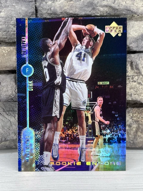 1998-99 UD ENCORE F/X Dirk Nowitzski #/1000 HOF ROOKIE RC #RE7