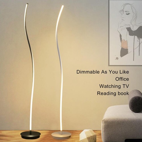 LED Spiral Floor Lamp With Remote 3 Color Temperature 10‑100% Brightness Str - Picture 9 of 22