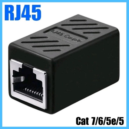 RJ45 Ethernet Coupler Cat7 Cat6 Cat5e Cat5 Inline LAN Network Cable Adapter 8P8C - 第 1/7 張圖片