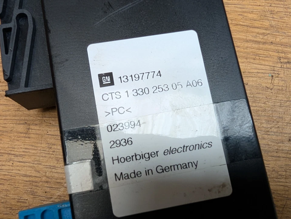 VAUXHALL ASTRA TETTO TWINTOP ECU 2007 13197774 ** - Immagine 2 di 2