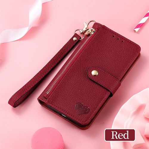 Zip Wallet Case Flip Leather Cover For Samsung S25 S24 S23 S22 S21 Ultra S20Plus - 第 15/18 張圖片