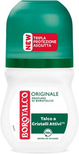 , Deodorante Uomo Roll on Asciutto Originale, Formula Senza Alcool Con Talco Ass
