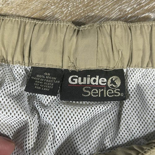 Lot 2 Guide Series Pants Men's 48x30 Convertible Zip Off Canvas Gander Mountain - Picture 13 of 24