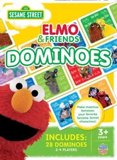 MasterPieces - Sesame Street - Elmo & Friends Picture Dominoes for Kids