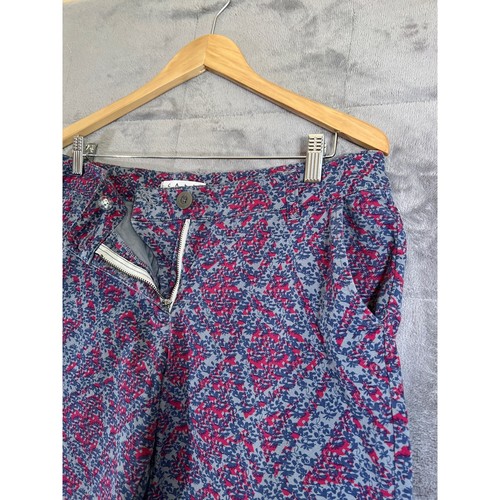 Cabi Pants Womens 8 Floral Lightweight Stretch Cotton Crop 806 Palm Beach Ankle - Picture 3 of 11