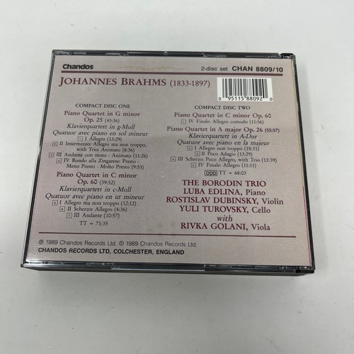 Brahms - Klavierquartette CD 1989 Borodin Trio Klassik Chandos - Bild 2 von 2