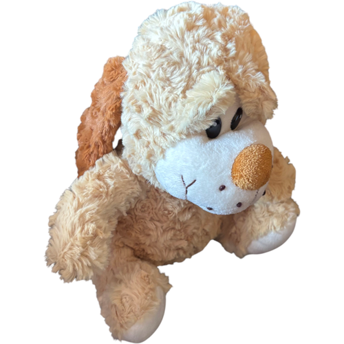 Giftable World 10 Zoll hellbrauner Hund Plüschtier EM09 Etikett befestigt 2014 - Bild 4 von 9