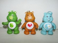Vintage Kenner 1983 Care Bears 3.5" Figures Lot Bedtime Tenderheart Good Luck