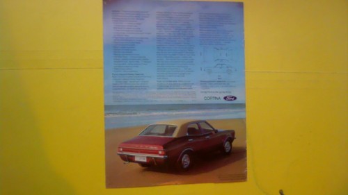 1971 FORD TC CORTINA Sales Brochure / Model release booklet - Bild 7 von 8