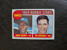 NEW YORK YANKEES ROOKIE STARS 1969 TOPPS BASEBALL CARD #519