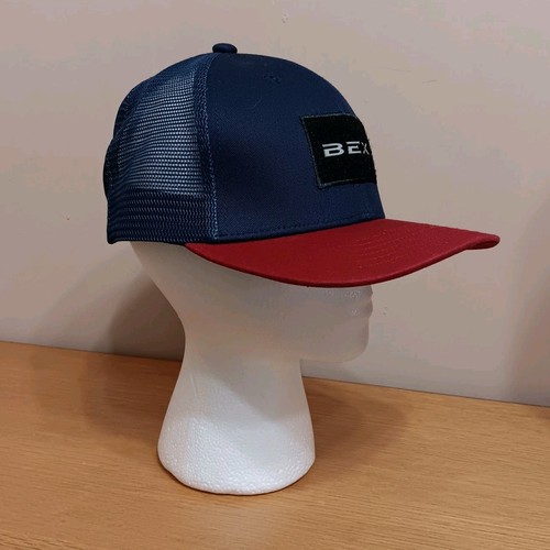 BEX Baseball Cap Trucker Hat Blue Red Bill - Picture 7 of 11