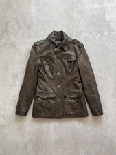 Versace Jeans Couture Women's Brown Leather Jacket Size S