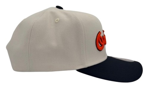 Mitchell & Ness MLB Baltimore Orioles Off Word Pro Crown Snapback Hat, New - Picture 6 of 10