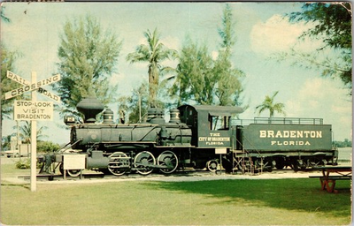 #ad #ad Bradenton Old Wood Burner Train Transportation Vintage Postcard $4.99