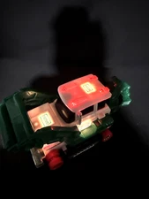 2013 Hess Toy Tractor Backhoe-Working Lights, NO TIRE TRED!