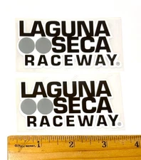 NEW Pair of  Laguna Seca Raceway PRO RACING Logo Vinyl Stickers Decals