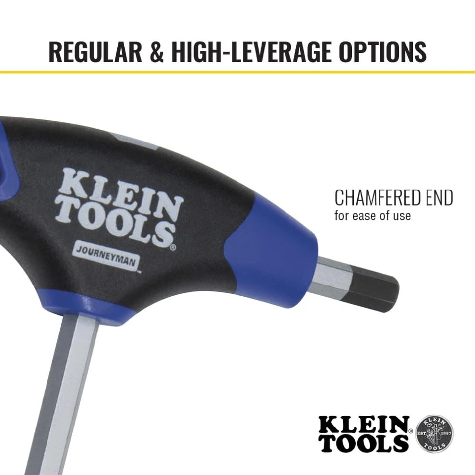 Klein Tools Journeyman Hex T Handle Wrench Set Dual Material for Grip and Torque - Image 4 of 4