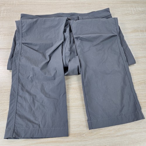 Men's 34x32 Goruck Lightweight Simple Straight Leg Gray Grey Hiking Trail Pants - Imagen 3 de 8