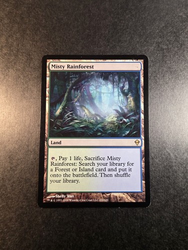 Misty Rainforest x4 Zendikar Magic the Gathering MTG 2009 - Picture 5 of 8