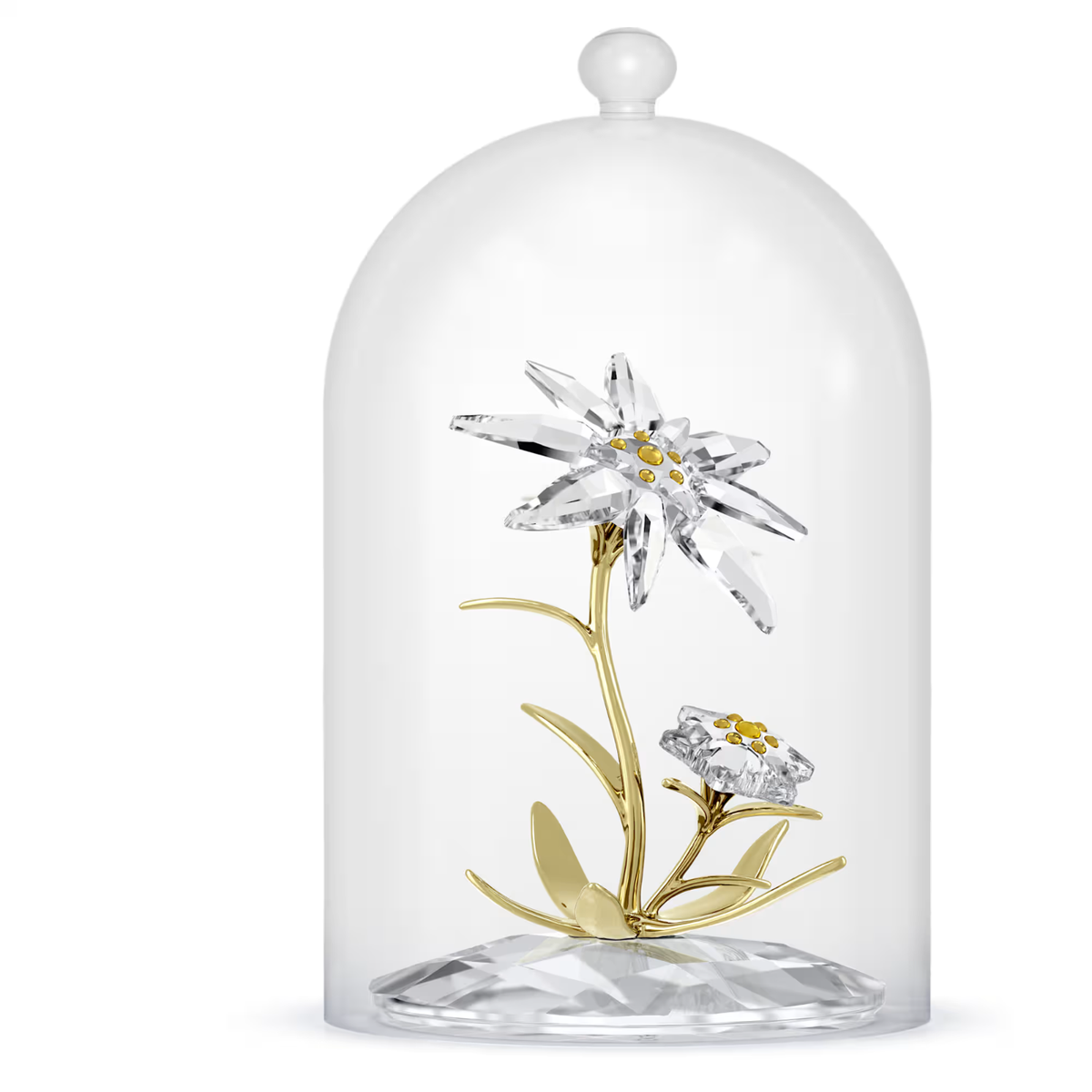 Swarovski Crystal Florere 130th Anniversary Bell Jar Flower