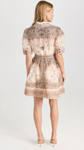 Zimmermann matchmaker mini shirt dress size 1 - Picture 4 of 9
