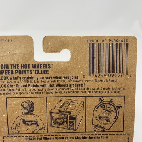 Hot Wheels Volkswagen VW Golf #106 Vintage 1990 Blue Card 1:64 White 5 Spoke - Picture 11 of 19