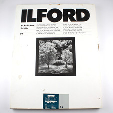 32 Sheets EXPIRED 11x14" Ilford Multigrade IV RC Deluxe Pearl B W Photo Paper