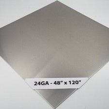 430 Stainless Steel Sheet 24GA (.025") - 48" x 120" (4ft x 10ft) #4 Brushed