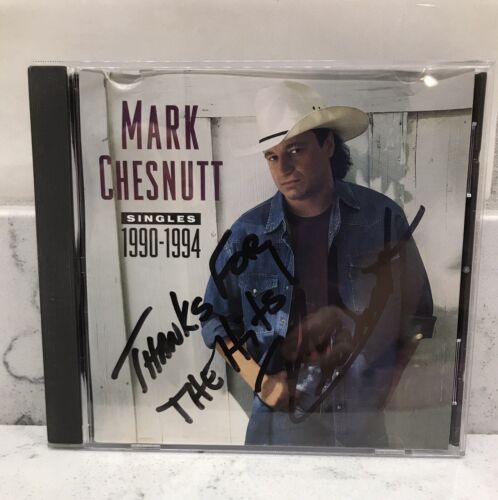 Mark Chestnutt Singles 1990-1994 Rare Promotional CD With Autograph Inlay