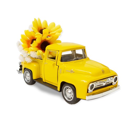 Yellow Car Toys Model for Boys Girls Vintage Style Bright Color Vehicles Model - Picture 7 of 13