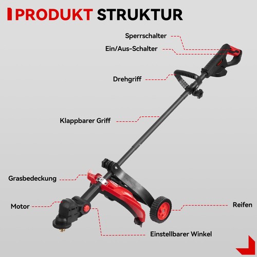 10'' per tagliaerba a batteria Makita decespugliatore elettrico decespugliatore brushless - Foto 3 di 13