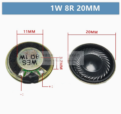 8Ω 0.25W/0.5W/1W/2W/3W Small Speakers Round Speaker Various Sizes Loudspeakers - Picture 24 of 45