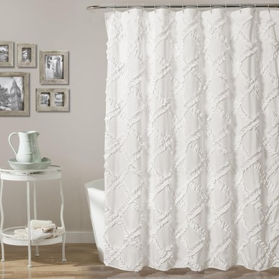 New- Shower Curtain, Textured Bathroom Essentials, Vintag Home Decor
