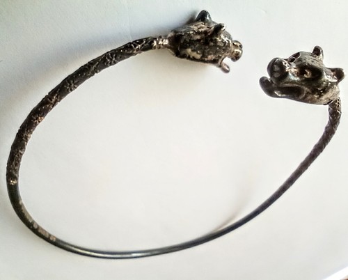 "BRACCIALETTO DI DESIGN VINTAGE ARGENTO STERLING" ARGENTO STERLING - Foto 10 di 13