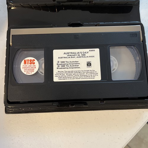 Australia's Day January 26, 1988 VHS Tape NTSC Bi-centennial 200th Birthday - Picture 3 of 3