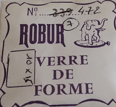 Verre De Montre Bomber Rectangle 18 X 14 Mm - Marque Robur, Neuf Sans étiquette