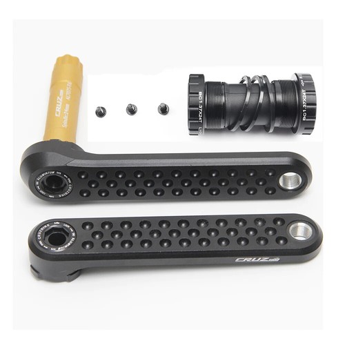 Road Bike Crankset 155/160/165/170/175mm Crank 9-12S Double Chainring with BB - Picture 23 of 23