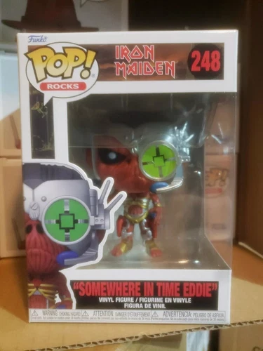 FUNKO POP! ROCKS IRON MAIDEN EDDIE SOMEWHERE IN TIME EDDIE POP FIGURE