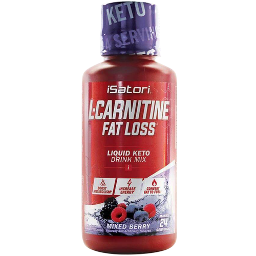 LCARNITINE Fat Loss Metabolism Activator Mixed Berry 1500mg / 24