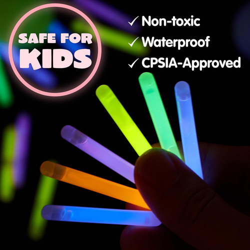 72 Pcs Easter Eggs with 72 Mini Glow Sticks for Kids Glow-In-The-Dark Basket Stu - Picture 3 of 12